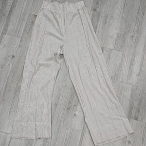 H&M Chic Striped Wide Leg Pants